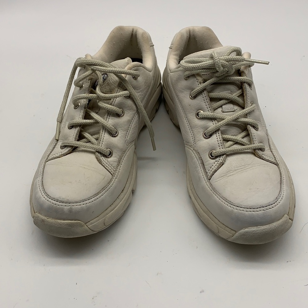 Rockport Prowalker White Leather Sneakers Size 6 1/2